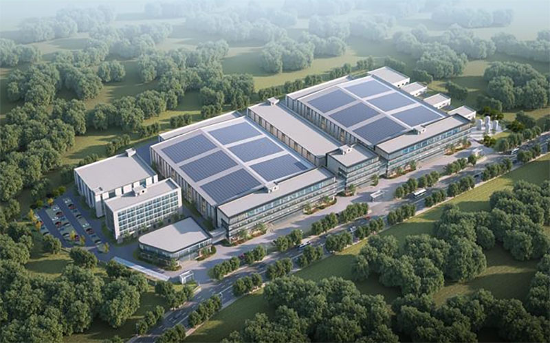 云和首條晶圓產(chǎn)線主廠房封頂，百億級(jí)“芯”引擎全面加速！